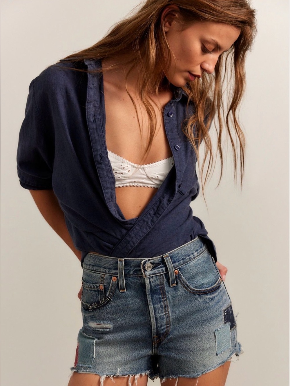 NWT Levi's 501 Patched Original Shorts Style 107871030 Melody’s Muse size 27
